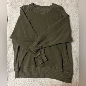 AERIE GOOD VIBES OVERSIZED SWEATSHIRT